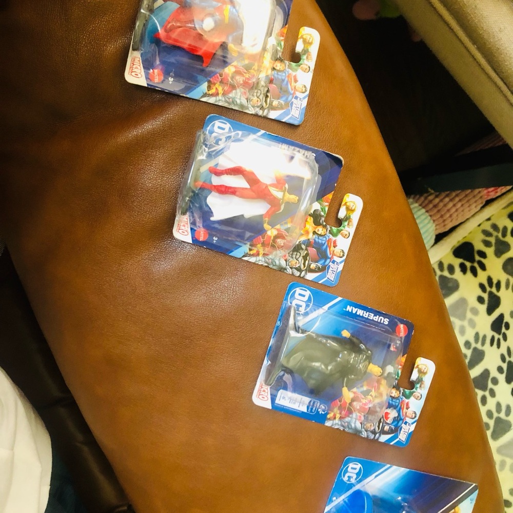 DC Multicolor Superhero Figure Pack — Red, Blue, Black